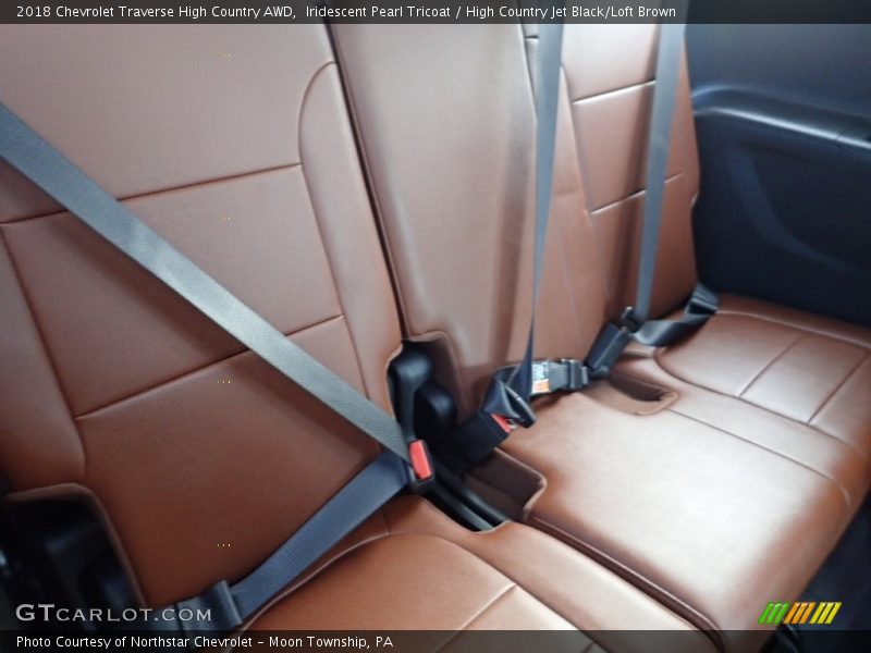 Iridescent Pearl Tricoat / High Country Jet Black/Loft Brown 2018 Chevrolet Traverse High Country AWD
