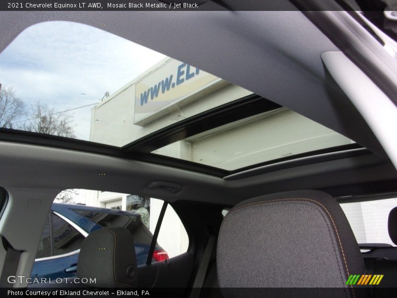 Mosaic Black Metallic / Jet Black 2021 Chevrolet Equinox LT AWD