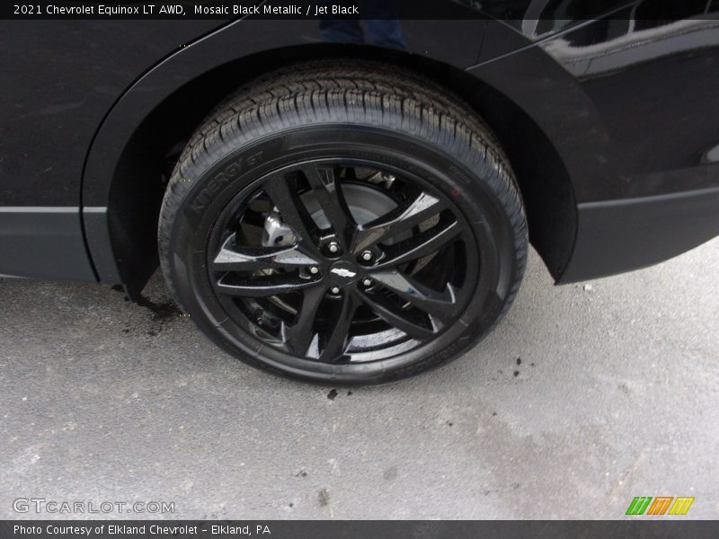 Mosaic Black Metallic / Jet Black 2021 Chevrolet Equinox LT AWD