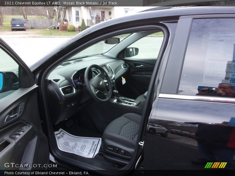 Mosaic Black Metallic / Jet Black 2021 Chevrolet Equinox LT AWD