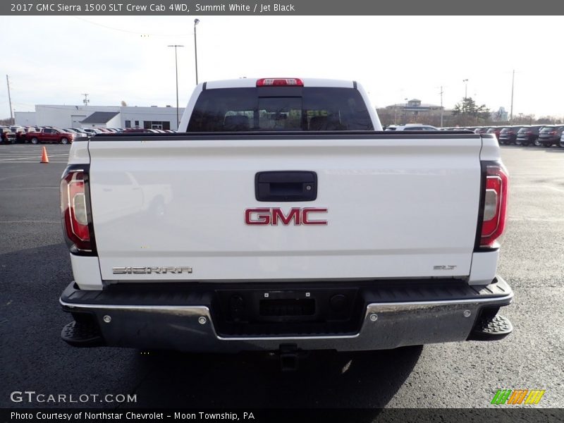 Summit White / Jet Black 2017 GMC Sierra 1500 SLT Crew Cab 4WD