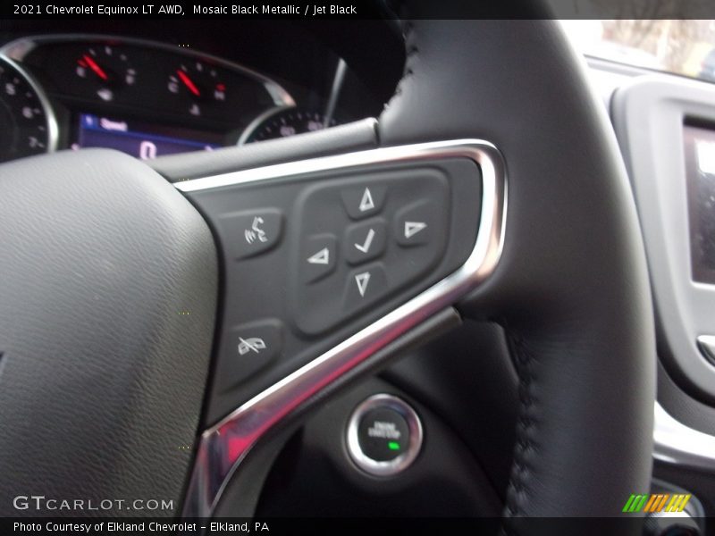 Mosaic Black Metallic / Jet Black 2021 Chevrolet Equinox LT AWD