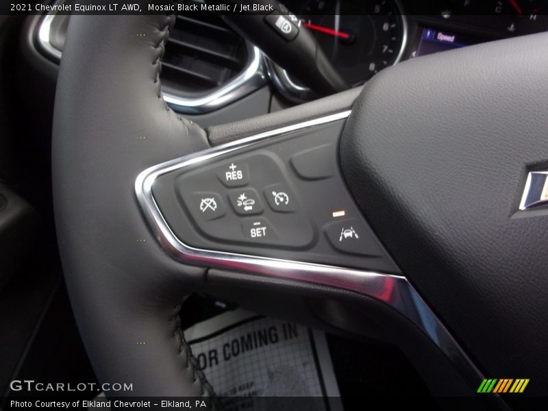 Mosaic Black Metallic / Jet Black 2021 Chevrolet Equinox LT AWD