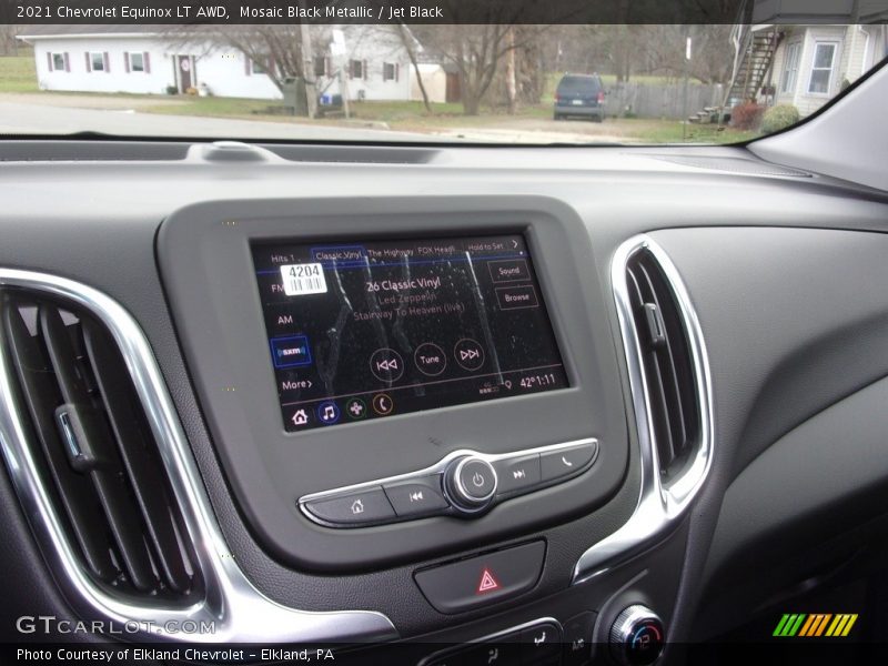 Mosaic Black Metallic / Jet Black 2021 Chevrolet Equinox LT AWD