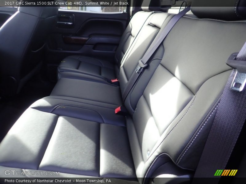 Summit White / Jet Black 2017 GMC Sierra 1500 SLT Crew Cab 4WD