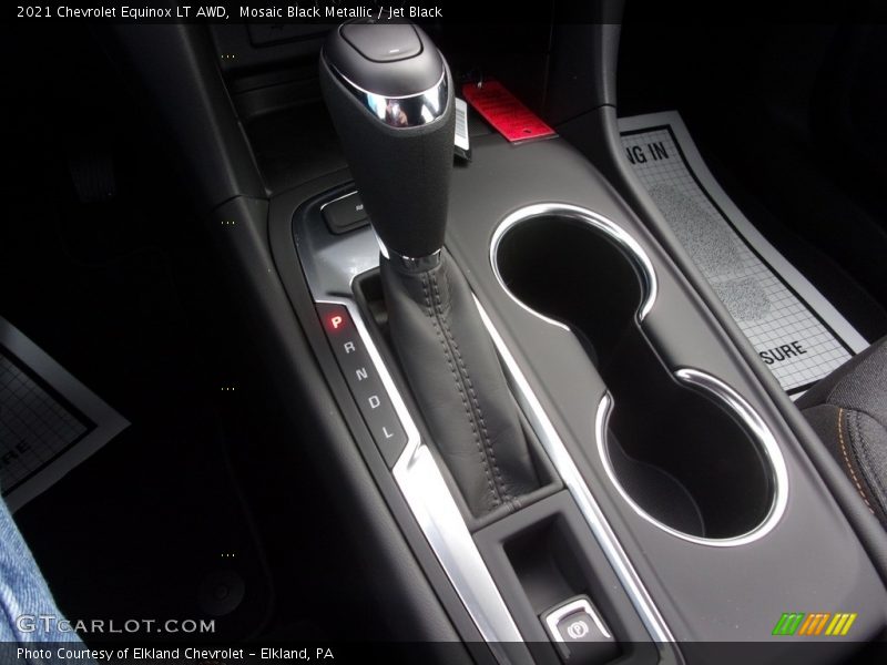 Mosaic Black Metallic / Jet Black 2021 Chevrolet Equinox LT AWD