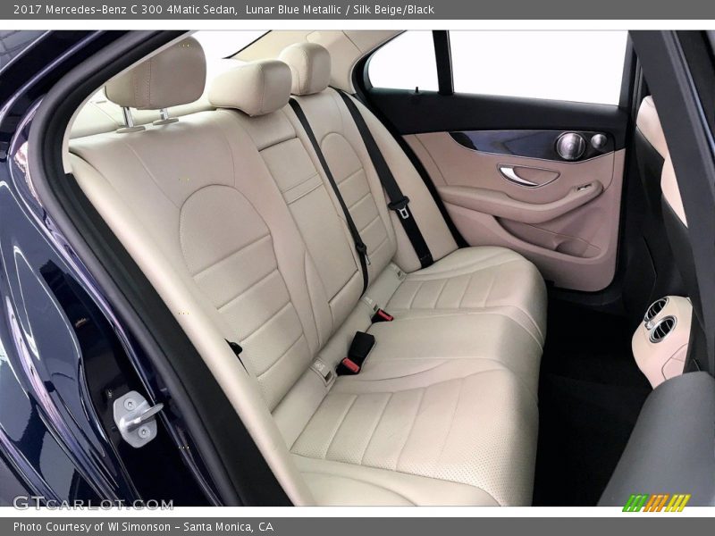 Rear Seat of 2017 C 300 4Matic Sedan
