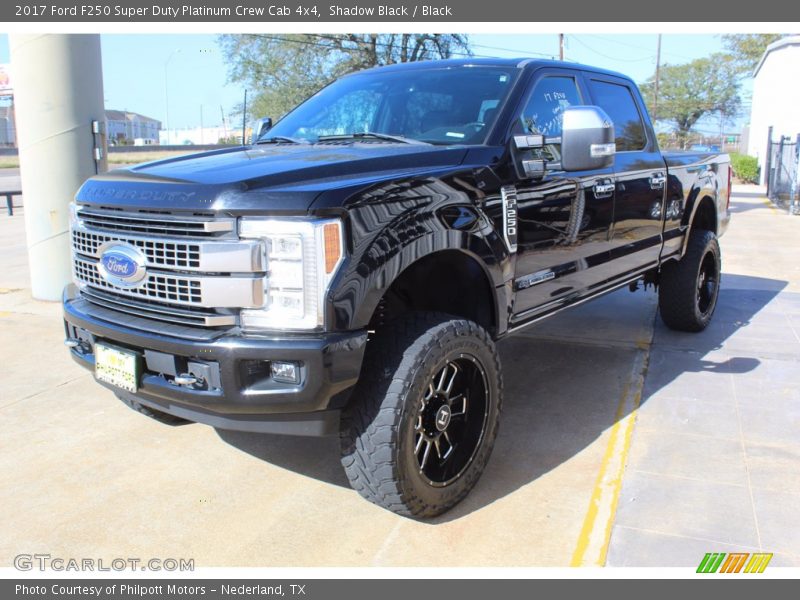 Shadow Black / Black 2017 Ford F250 Super Duty Platinum Crew Cab 4x4