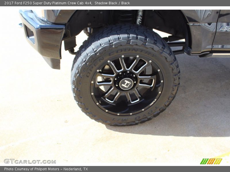 Shadow Black / Black 2017 Ford F250 Super Duty Platinum Crew Cab 4x4