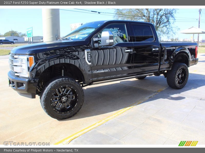 Shadow Black / Black 2017 Ford F250 Super Duty Platinum Crew Cab 4x4
