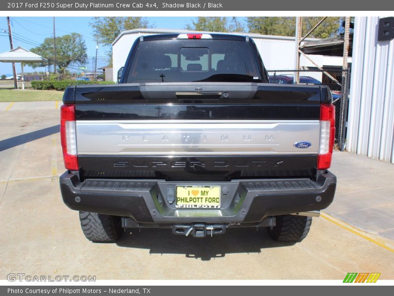 Shadow Black / Black 2017 Ford F250 Super Duty Platinum Crew Cab 4x4