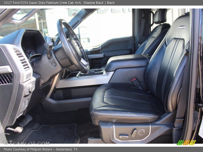 Shadow Black / Black 2017 Ford F250 Super Duty Platinum Crew Cab 4x4