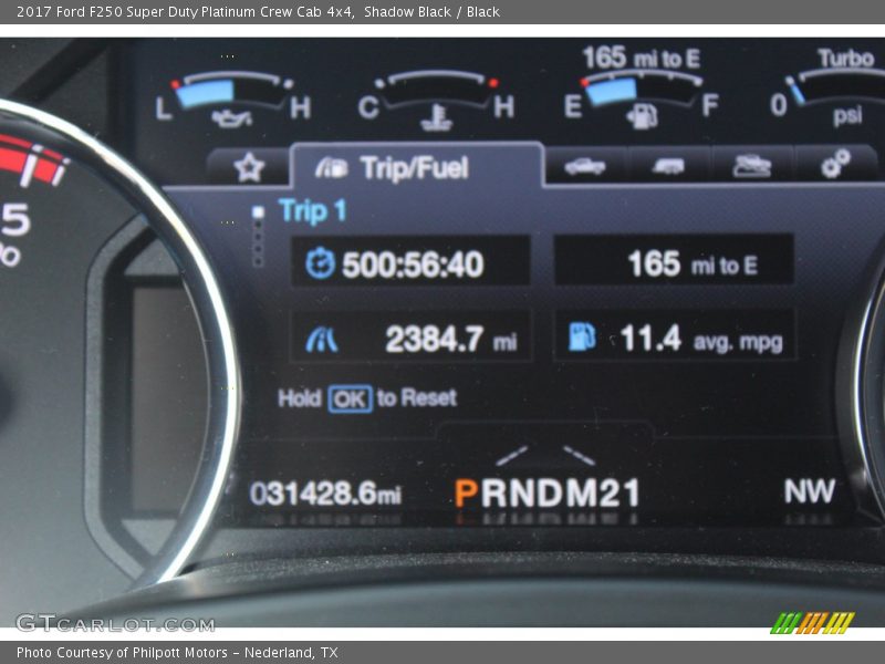 Shadow Black / Black 2017 Ford F250 Super Duty Platinum Crew Cab 4x4