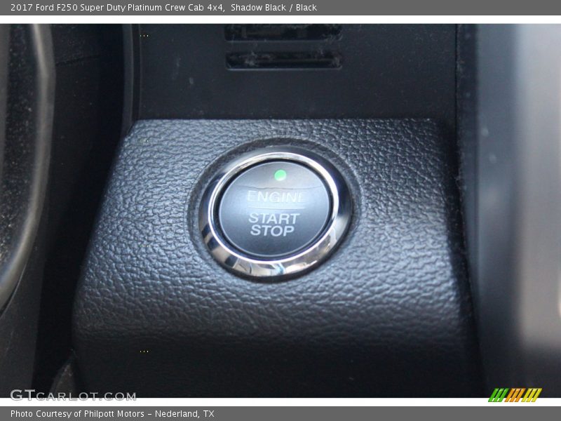 Shadow Black / Black 2017 Ford F250 Super Duty Platinum Crew Cab 4x4