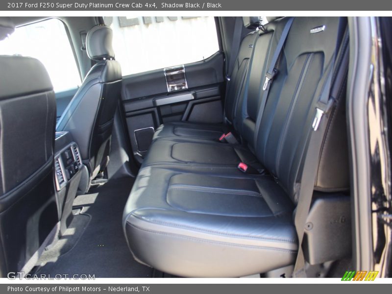 Shadow Black / Black 2017 Ford F250 Super Duty Platinum Crew Cab 4x4