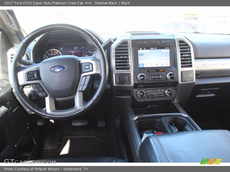 Shadow Black / Black 2017 Ford F250 Super Duty Platinum Crew Cab 4x4