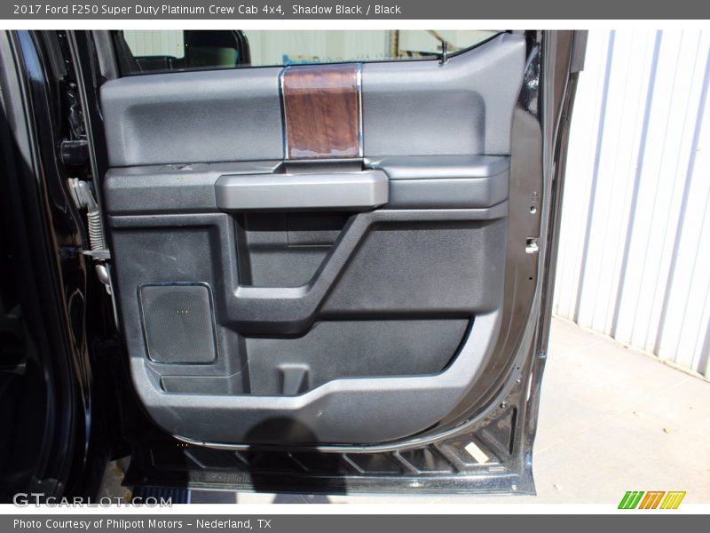 Shadow Black / Black 2017 Ford F250 Super Duty Platinum Crew Cab 4x4