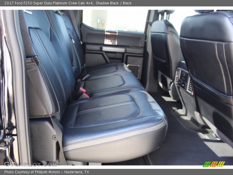 Shadow Black / Black 2017 Ford F250 Super Duty Platinum Crew Cab 4x4