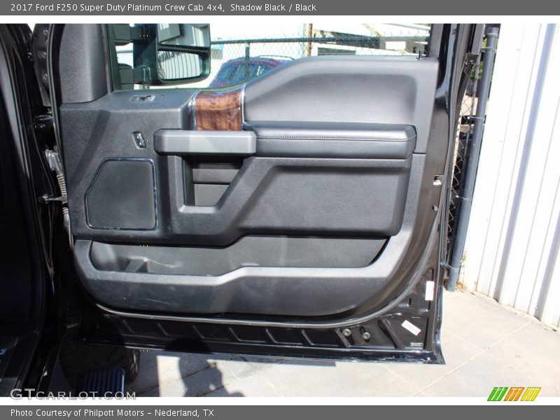 Shadow Black / Black 2017 Ford F250 Super Duty Platinum Crew Cab 4x4