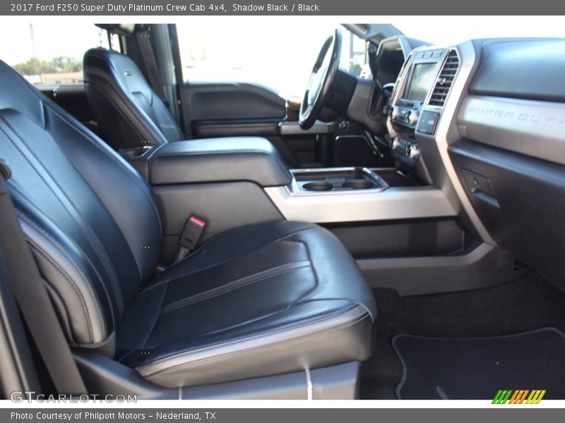 Shadow Black / Black 2017 Ford F250 Super Duty Platinum Crew Cab 4x4