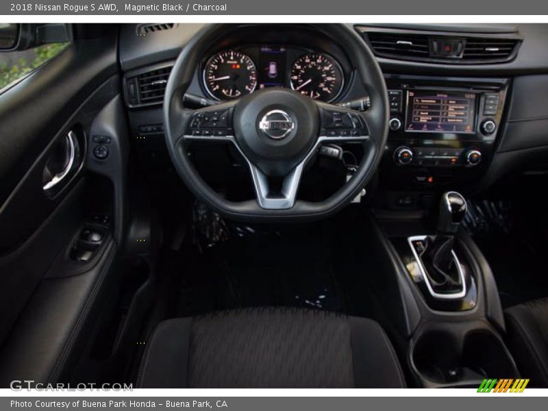 Magnetic Black / Charcoal 2018 Nissan Rogue S AWD