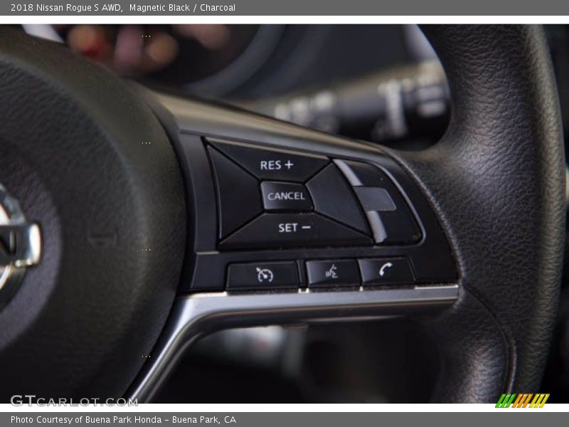 Magnetic Black / Charcoal 2018 Nissan Rogue S AWD