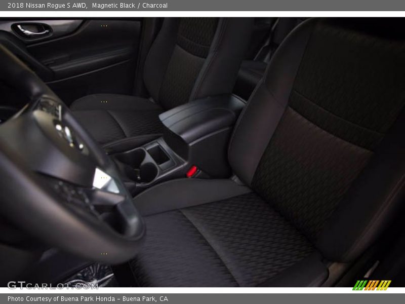 Magnetic Black / Charcoal 2018 Nissan Rogue S AWD