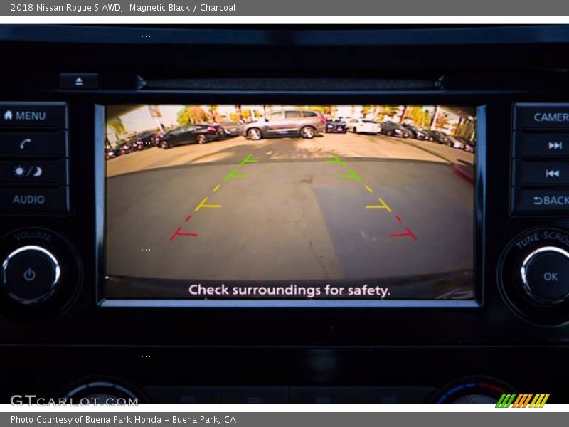 Magnetic Black / Charcoal 2018 Nissan Rogue S AWD