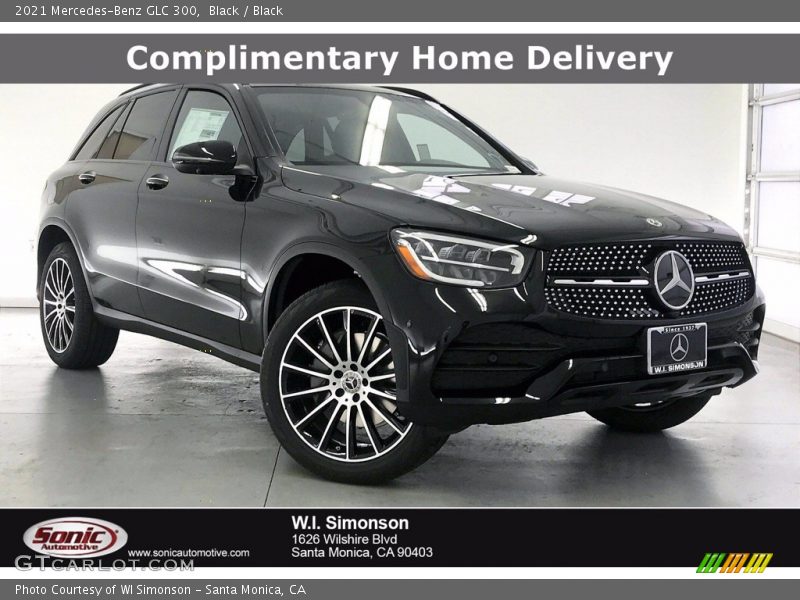 Black / Black 2021 Mercedes-Benz GLC 300