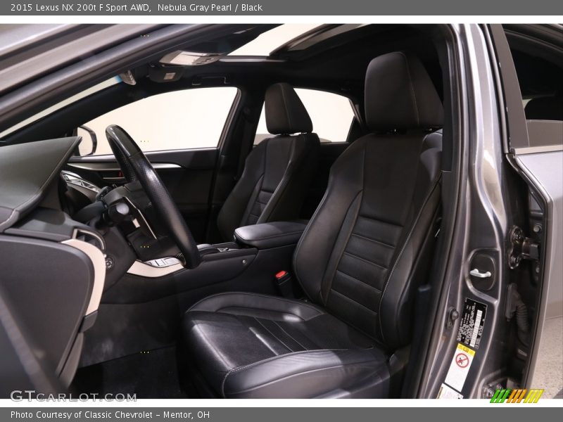 Front Seat of 2015 NX 200t F Sport AWD