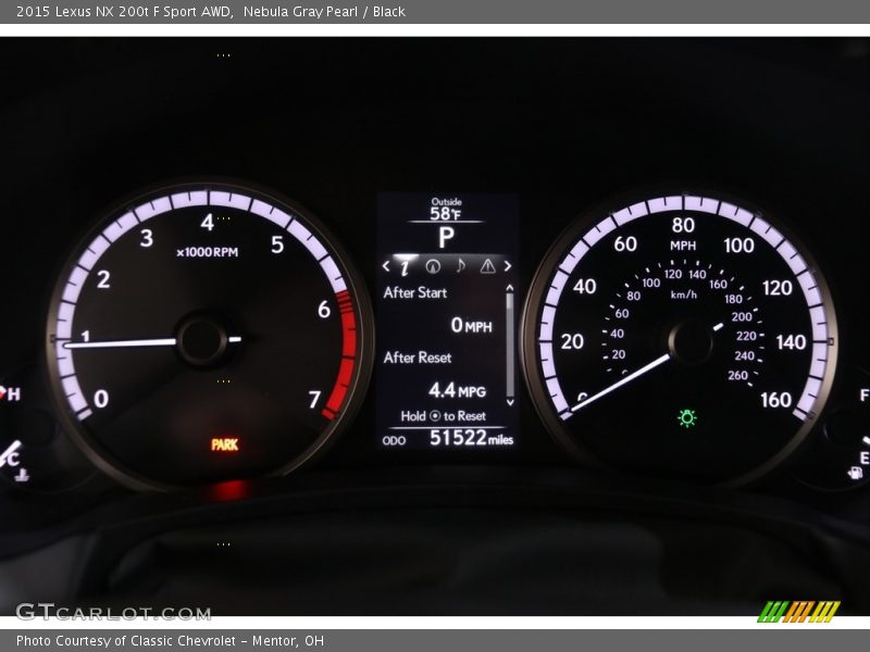  2015 NX 200t F Sport AWD 200t F Sport AWD Gauges