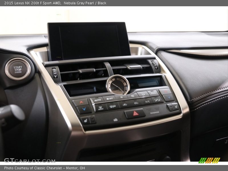 Nebula Gray Pearl / Black 2015 Lexus NX 200t F Sport AWD