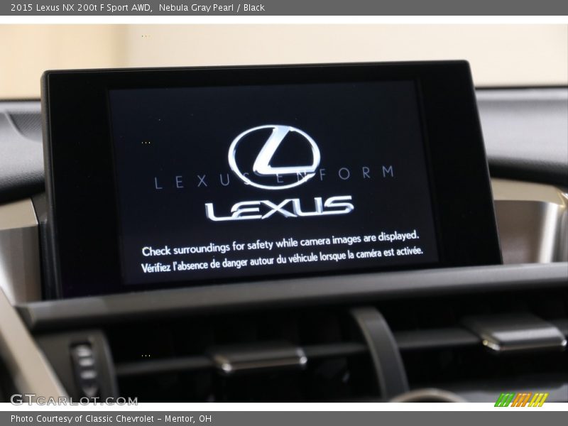 Nebula Gray Pearl / Black 2015 Lexus NX 200t F Sport AWD