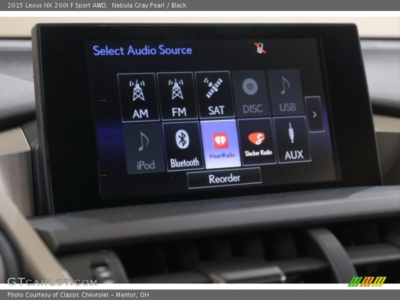 Nebula Gray Pearl / Black 2015 Lexus NX 200t F Sport AWD