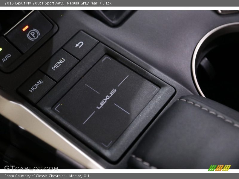 Nebula Gray Pearl / Black 2015 Lexus NX 200t F Sport AWD