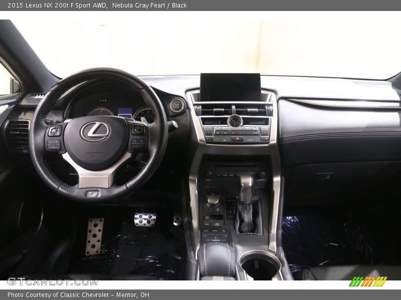 Nebula Gray Pearl / Black 2015 Lexus NX 200t F Sport AWD