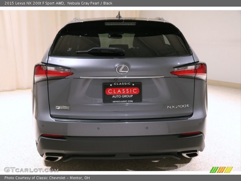Nebula Gray Pearl / Black 2015 Lexus NX 200t F Sport AWD