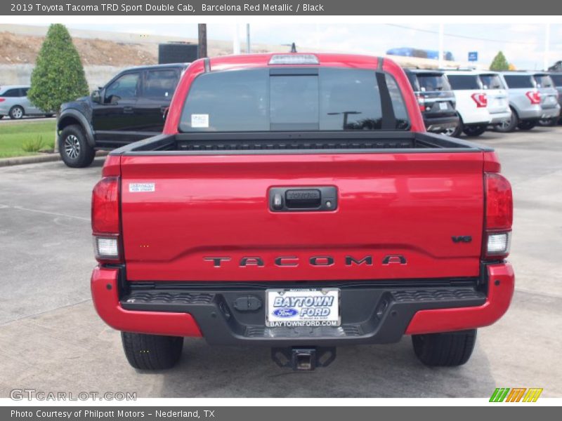 Barcelona Red Metallic / Black 2019 Toyota Tacoma TRD Sport Double Cab