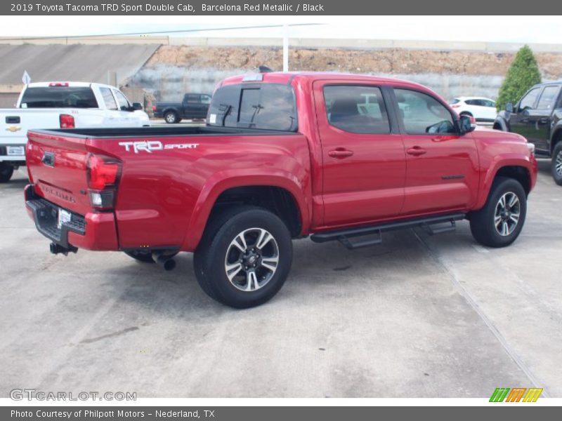 Barcelona Red Metallic / Black 2019 Toyota Tacoma TRD Sport Double Cab