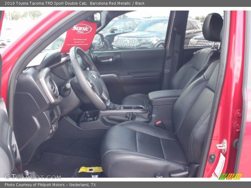 Barcelona Red Metallic / Black 2019 Toyota Tacoma TRD Sport Double Cab