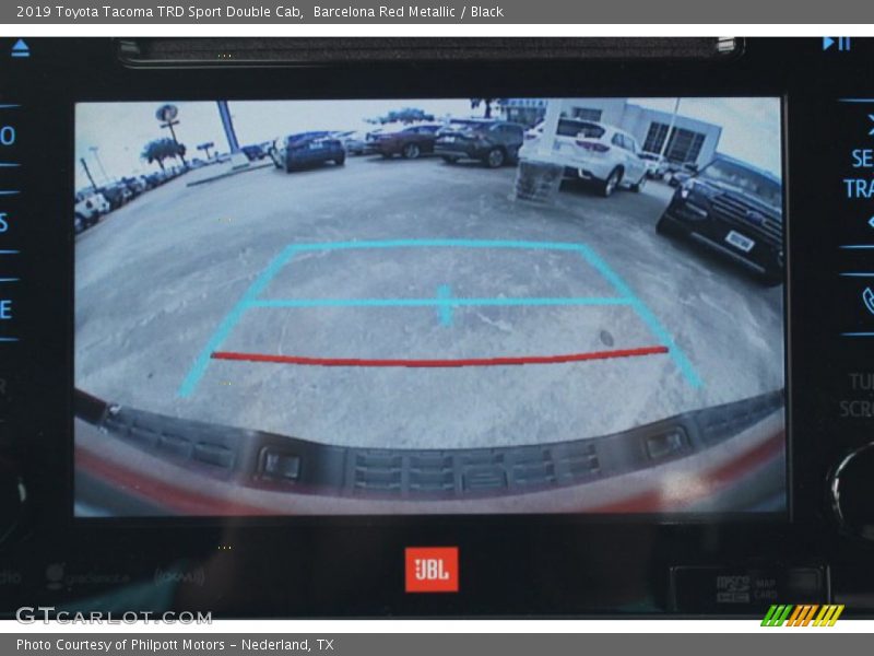 Barcelona Red Metallic / Black 2019 Toyota Tacoma TRD Sport Double Cab