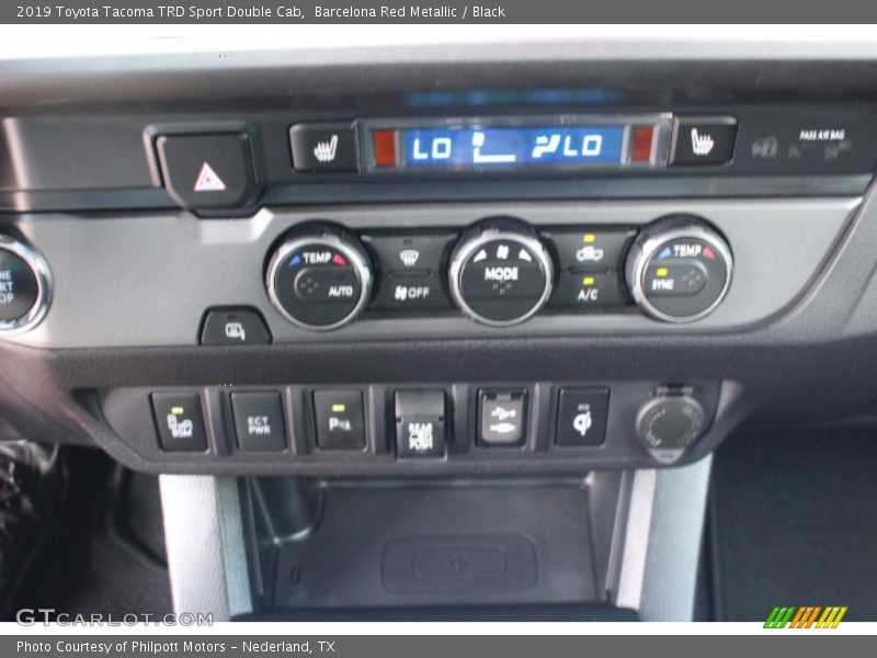 Barcelona Red Metallic / Black 2019 Toyota Tacoma TRD Sport Double Cab
