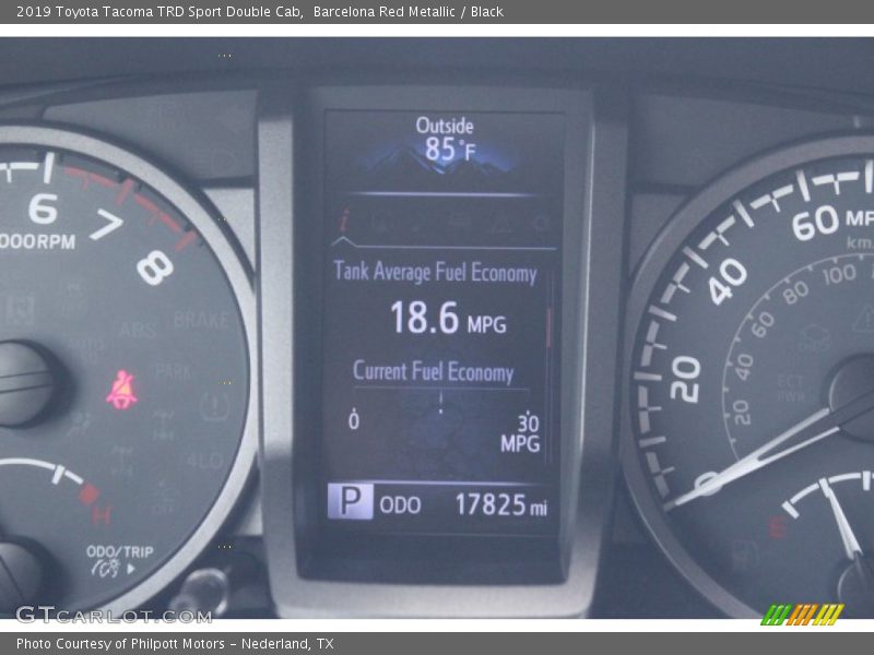 Barcelona Red Metallic / Black 2019 Toyota Tacoma TRD Sport Double Cab