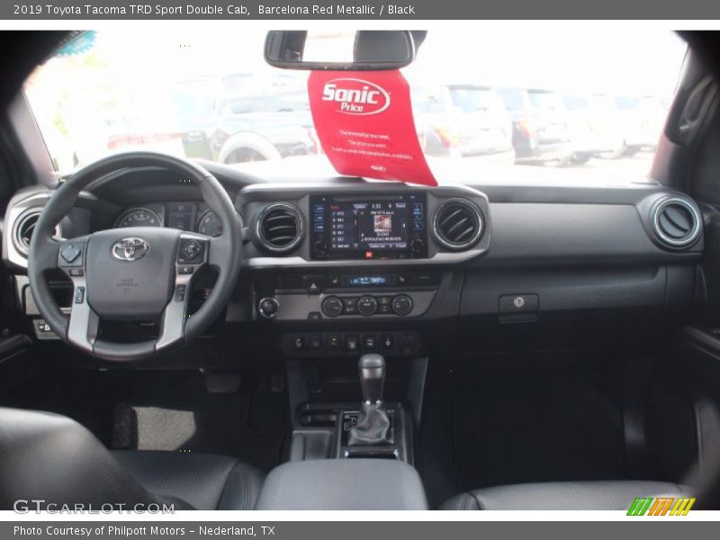 Barcelona Red Metallic / Black 2019 Toyota Tacoma TRD Sport Double Cab