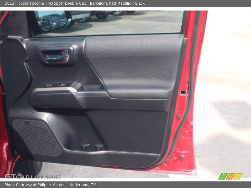 Barcelona Red Metallic / Black 2019 Toyota Tacoma TRD Sport Double Cab