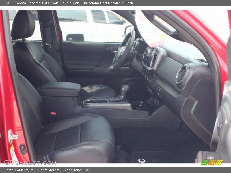 Barcelona Red Metallic / Black 2019 Toyota Tacoma TRD Sport Double Cab