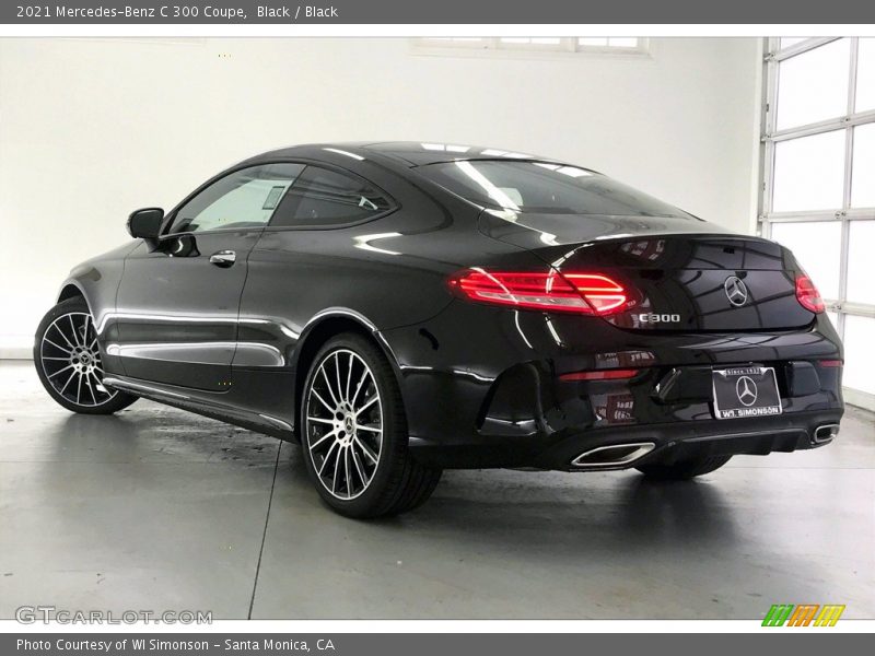 Black / Black 2021 Mercedes-Benz C 300 Coupe