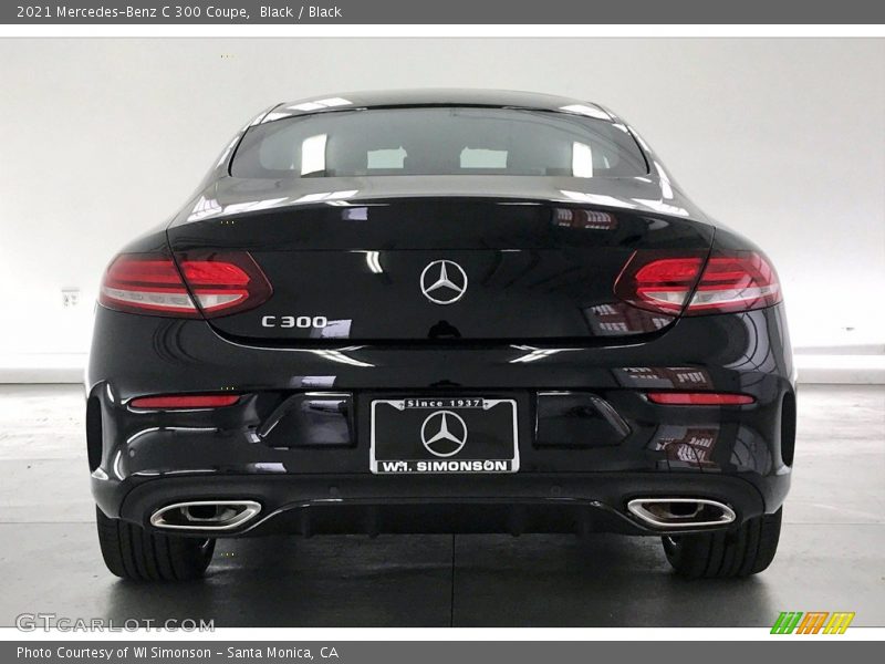 Black / Black 2021 Mercedes-Benz C 300 Coupe