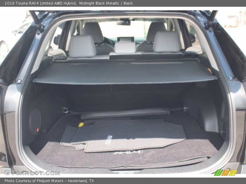 Midnight Black Metallic / Black 2019 Toyota RAV4 Limited AWD Hybrid