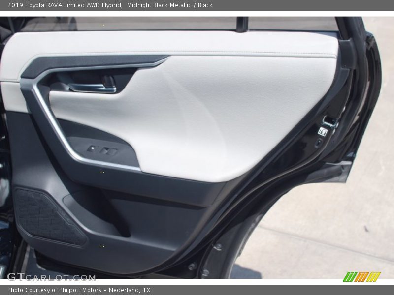 Midnight Black Metallic / Black 2019 Toyota RAV4 Limited AWD Hybrid